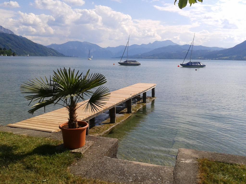 Hotel-Pension Stallinger Weyregg am Attersee Dış mekan fotoğraf